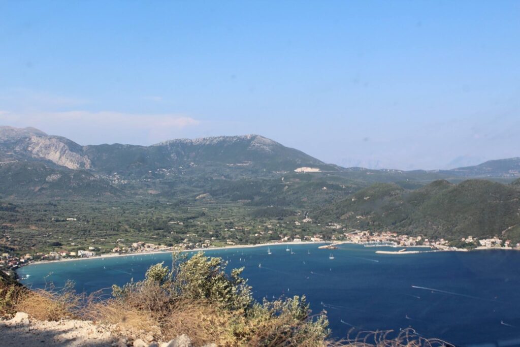 Looking over Vasiliki | © Travels and Wandering