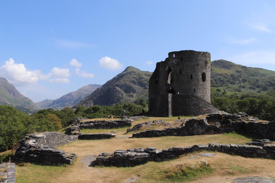 Dolbadarn Castle and Mountains to the west. This was taken when walking around the ruins of the old walls | © Travels and Wandering