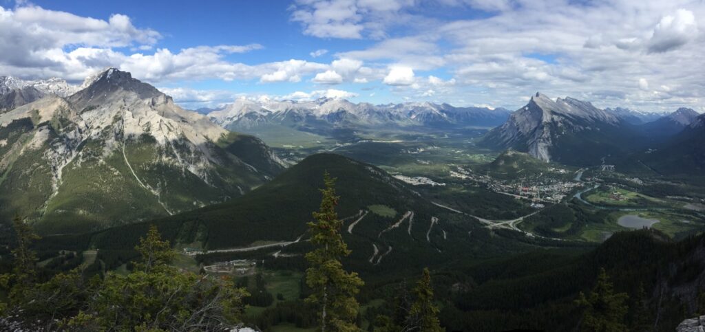 A picture from my Via Ferrata day trip at Mount Norquay, Banff