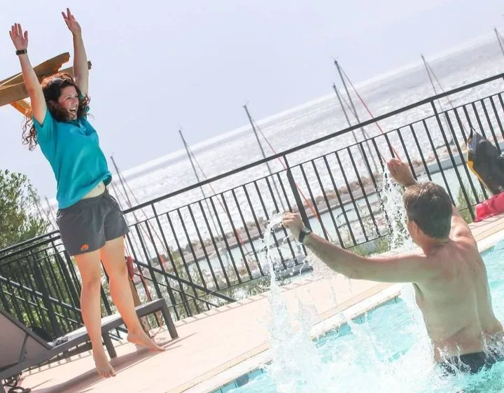 Aqua Aerobics at Vounaki Beach Club Taken by CE Photography