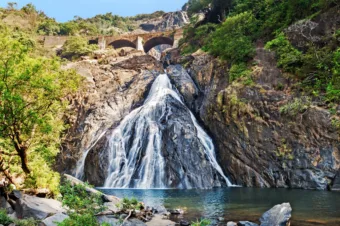 Dudhsagar Falls in Goa, India