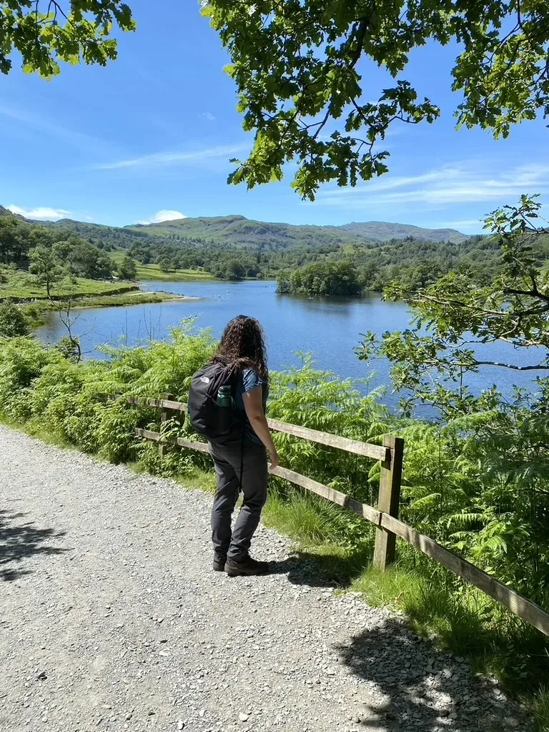Looking over Rydal Water In The English Lake District