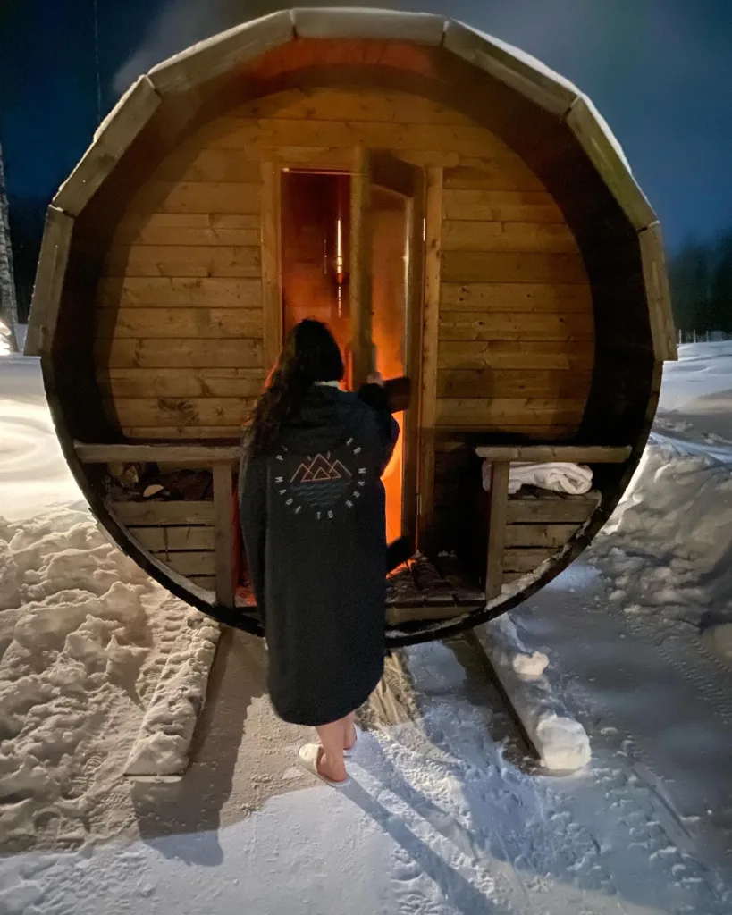 Ultimate guide to winter experiences in lapland, try a sauna carraige