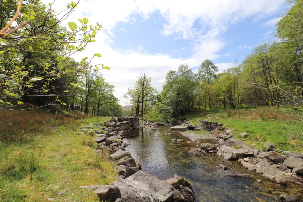 Exploring the Rydal Hall estate and heading up the river