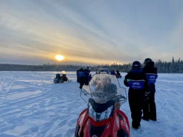 An Epic Adventure Snowmobiling in Lapland