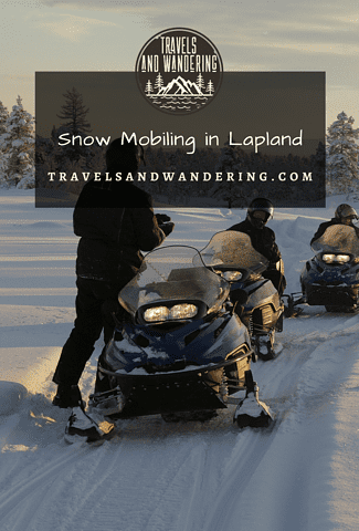 Exploring the Finnish Wilderness when Snowmobiling in Lapland at Apukka Resort